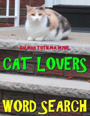 Book cover for Cat Lovers Word Search