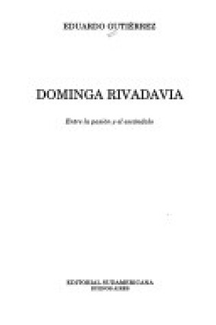 Cover of Dominga Rivadavia