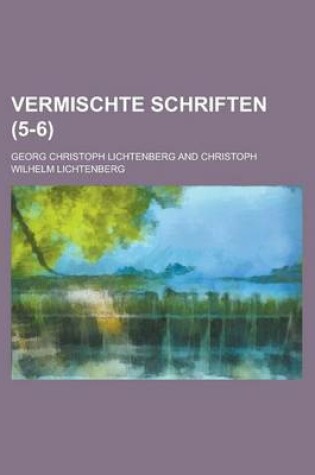Cover of Vermischte Schriften (5-6 )