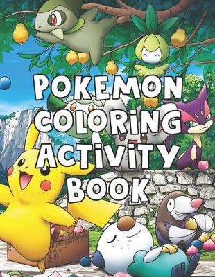 Book cover for Pokemon Coloring Activity Book