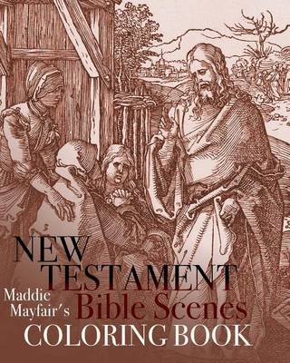 Book cover for New Testament Bible Scenes Coloring Book
