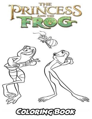 Book cover for Princess and the Frog Coloring Book