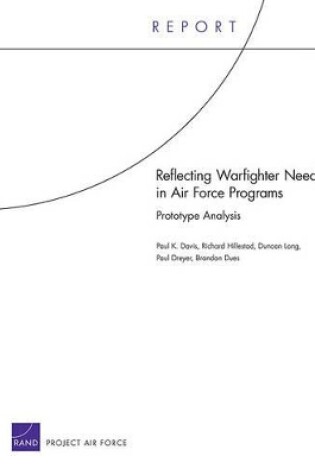 Cover of Reflecting Warfighter Needs in Air Force Programs