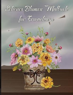 Book cover for Blumen Farbung Buch fur Erwachsene