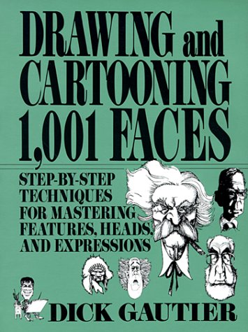 Book cover for Drawing and Cartooning 1001 Faces