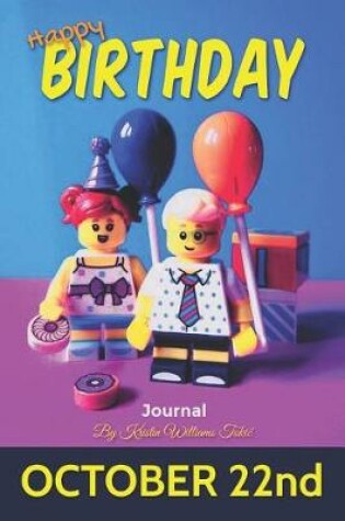 Cover of Happy Birthday Journal October 22nd
