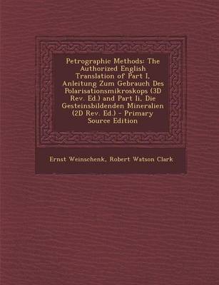 Book cover for Petrographic Methods