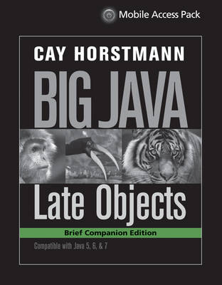 Book cover for Reduced Print Component for Big Java Late Objects