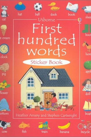 Cover of First Hundred Words in English Sticker Book