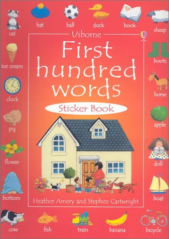 Cover of First Hundred Words in English Sticker Book