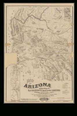 Book cover for Vintage Map of Arizona from 1878 Journal