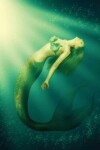 Book cover for Green Mermaid Blank Sketchbook
