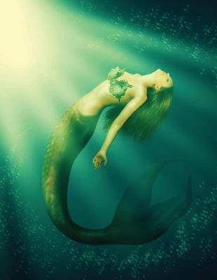 Cover of Green Mermaid Blank Sketchbook