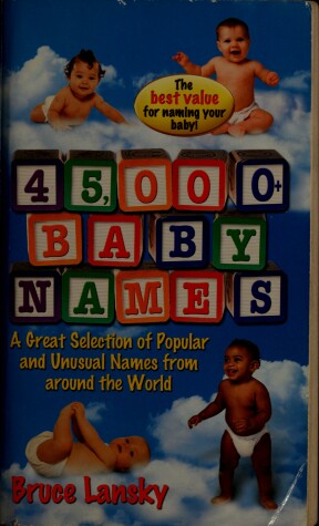 Book cover for 45,000+ Baby Names