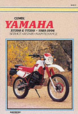 Book cover for Yamaha XT/TT 350, 1985-1996