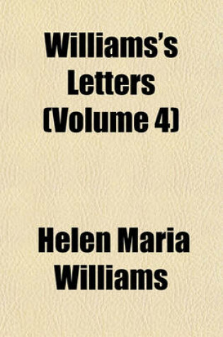 Cover of Williams's Letters (Volume 4)