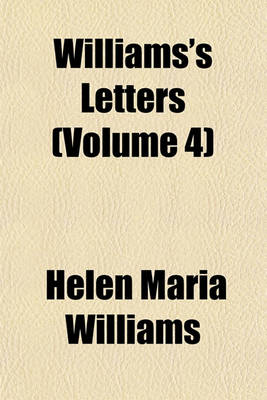 Book cover for Williams's Letters (Volume 4)