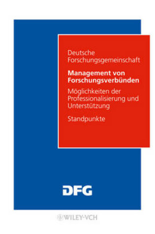 Cover of Management Von Forschungsverbunden