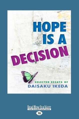 Cover of Hope Is a Decision
