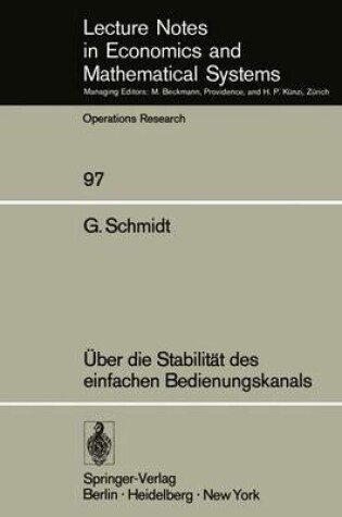 Cover of Uber die Stabilitat des Einfachen Bedienungskanals