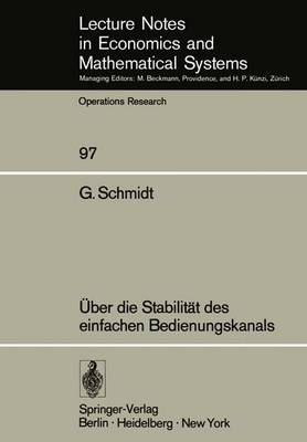 Book cover for Uber die Stabilitat des Einfachen Bedienungskanals