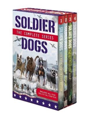 Book cover for Soldier Dogs 4-Book Box Set