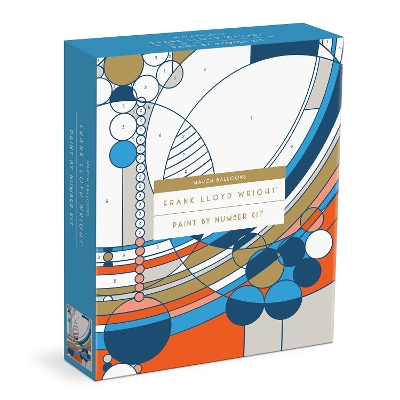 Book cover for Frank Lloyd Wright March Balloons Paint By Number Kit