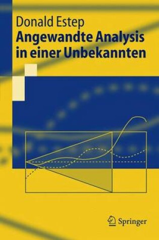 Cover of Angewandte Analysis in Einer Unbekannten