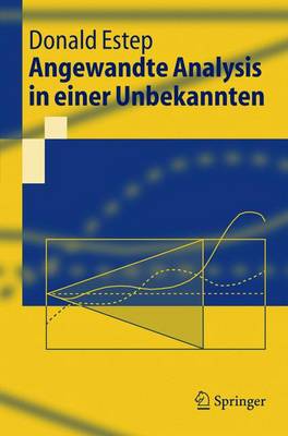 Book cover for Angewandte Analysis in Einer Unbekannten