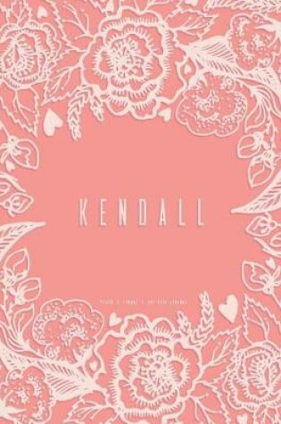 Cover of Kendall - Dot Grid Journal, Peach Floral