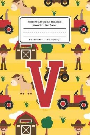 Cover of Primary Composition Notebook Grades K-2 Story Journal V