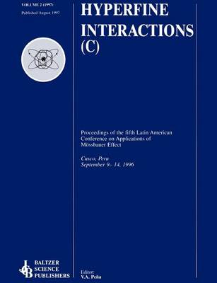 Cover of Proceedings of the Fifth Latin American Conference on Applications of the Moessbauer Effect