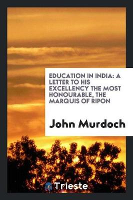 Book cover for Education in India