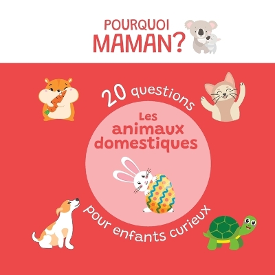 Book cover for 20 questions pour enfants curieux sur les animaux domestiques