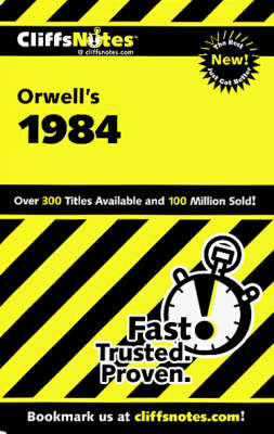 Book cover for CliffsNotes on Orwell's 1984