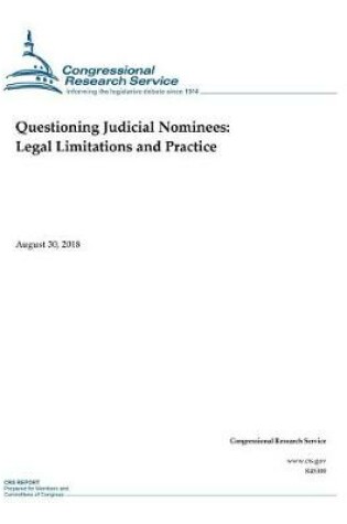 Cover of Questioning Judicial Nominees