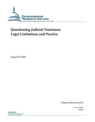 Cover of Questioning Judicial Nominees