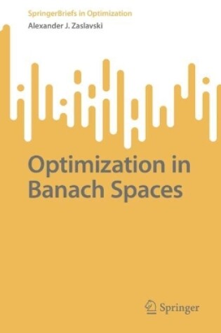 Cover of Optimization in Banach Spaces