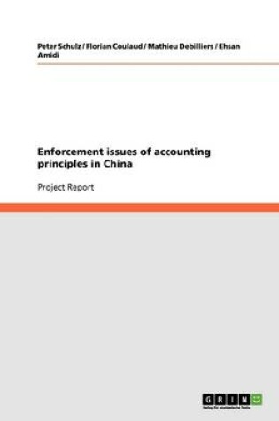 Cover of Enforcement issues of accounting principles in China