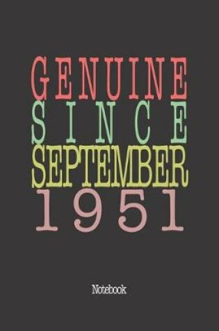 Cover of Genuine Since September 1951