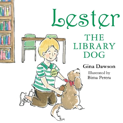 Book cover for Lester the Library Dog
