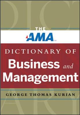 Book cover for The AMA Dictionary of Business and Management