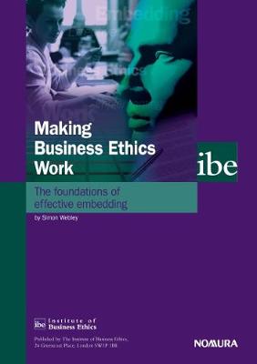 Book cover for Making Business Ethics Work