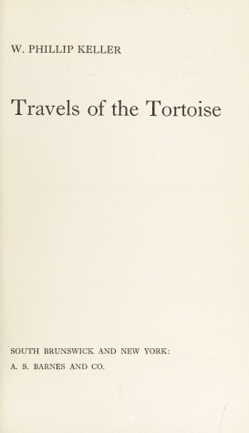 Book cover for Travels of the Tortoise