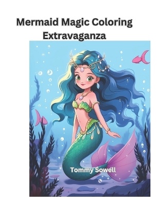 Book cover for Mermaid Magic Coloring Extravaganza