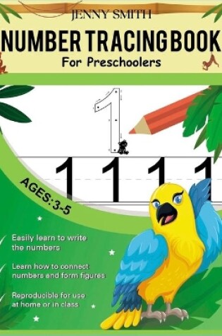 Cover of Number Tracing book for Preschoolers