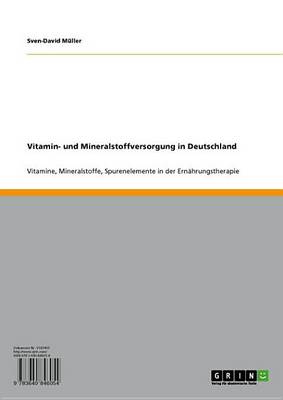 Book cover for Vitamin- Und Mineralstoffversorgung in Deutschland