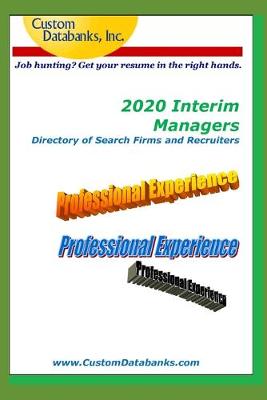 Book cover for 2020 Interim Managers Directory of Search Firms and Recruiters