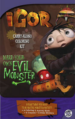 Cover of Make-Your-Own Evil Monster Carry-Along Coloring Kit