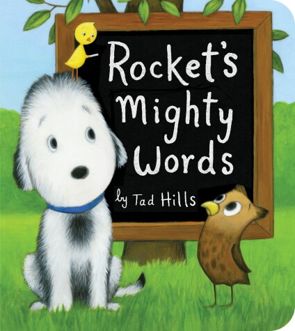 Book cover for Rocket's Mighty Words (Oversized Board Book)